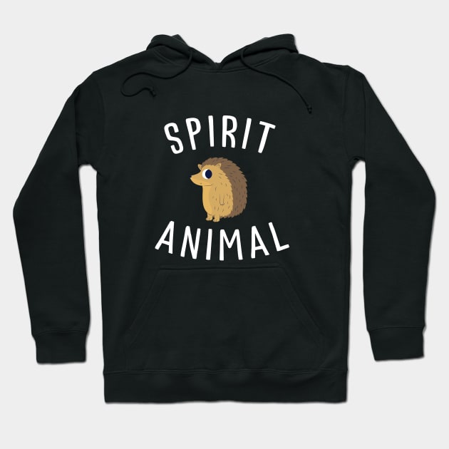 Hedgehog Spirit Animal Hoodie by Bhagila